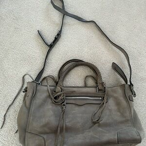 Rebecca Minkoff Regan Satchel Suede Tassel Bag